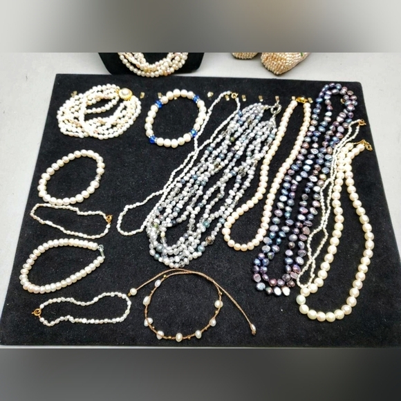 Rice & Baroque Pearl Jewelry Lot w/ Decor Pearl panda - Picture 4 of 16